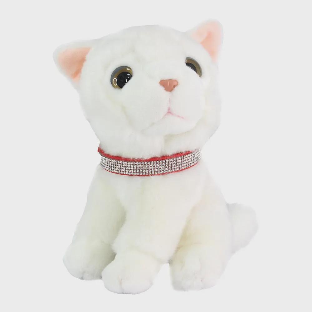 Elegant gestaltete Hunde- und Katzenhalsbänder mit Strasssteinen und Diamantakzenten im japanischen Stil