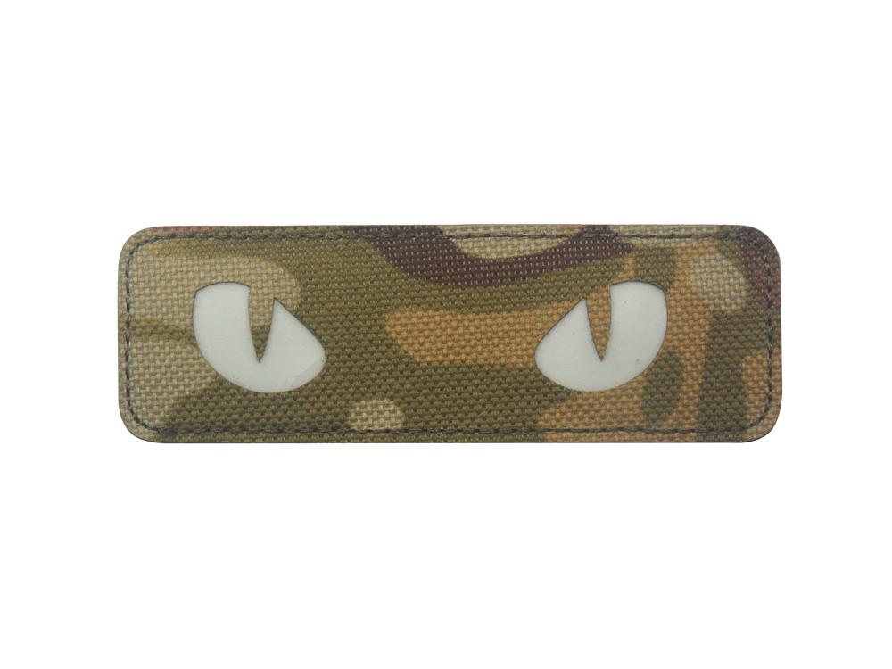 Patch lumineux réfléchissant œil de chat Tai Feng pour brassard ou sac