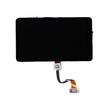 Display Screen Assembly for Pocket 3 Handheld Gimbals Camera Repairs, with a Black Plastic and Glass Panel and Attached Flexible Cables with Connector