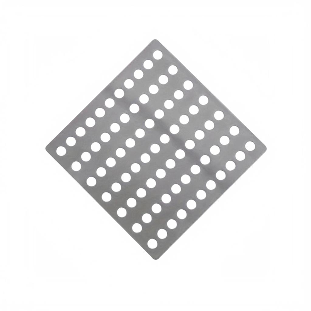 Stainless Steel Square Drain Cover Hair Filter Drainage Grate Bathroom Floor Drain Strainer Anti-Clogging Drain Protector