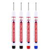 4Pcs/Set 20mm Deep Hole Long Nib Head Markers For Metal Perforating Pen Waterproof Bathroom Woodworking Decoration Multi-Purpose