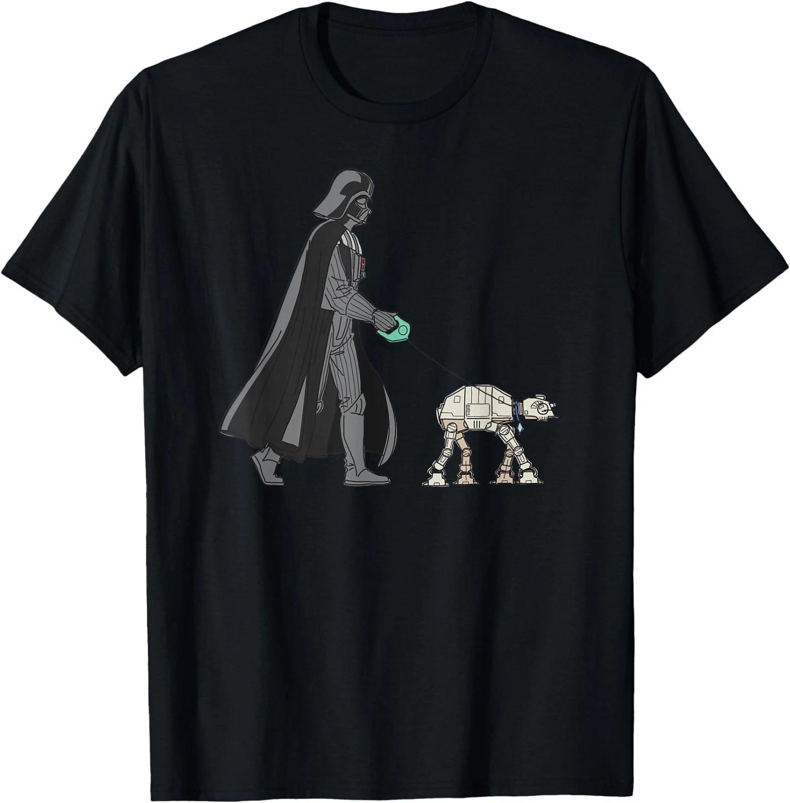 Star Wars Darth Vader the Dog Walker Meme T-Shirt 2XL