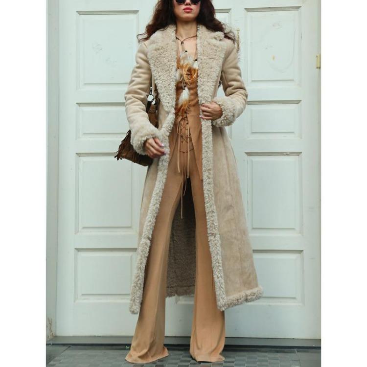 

Warm Thickened Womens Coat Large Size Extended Length 3XL