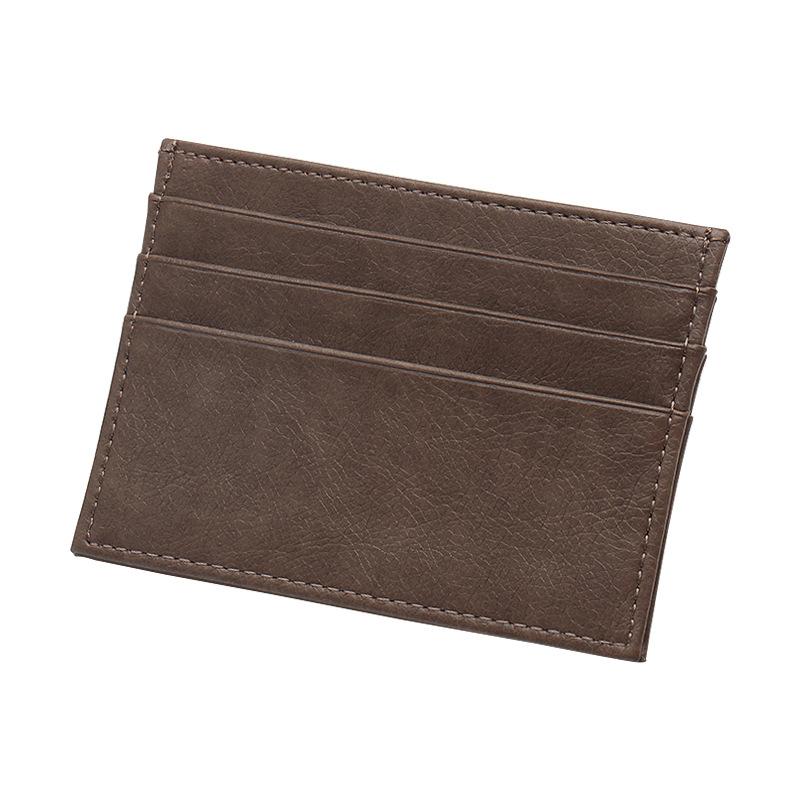 Porte-cartes de visite ultra fin Manches pour cartes de crédit pour hommes Femmes Housse de protection pour carte d'identité Carte bancaire
