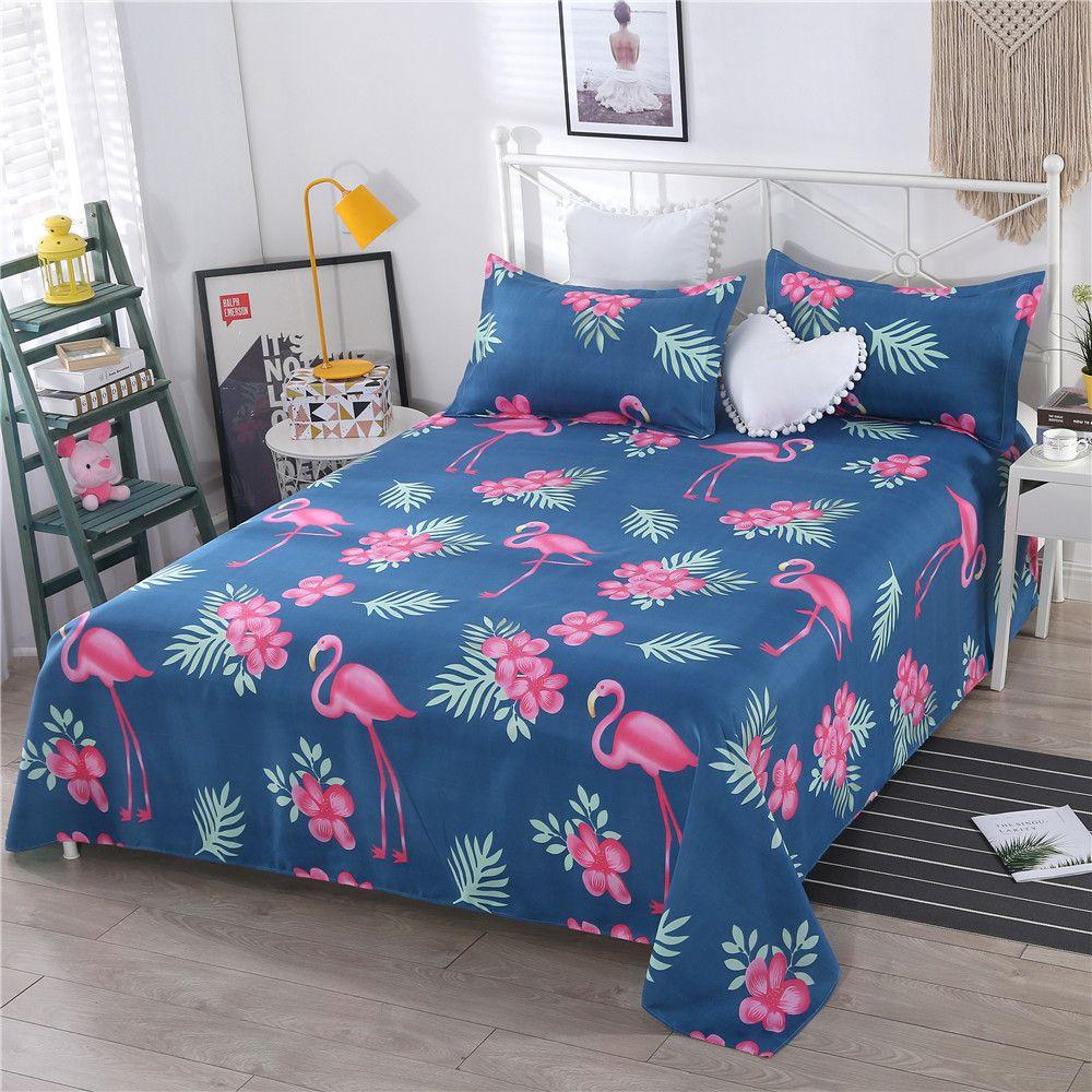 Bed Sheet and Pillowcase Sanded Skin-friendly Dormitory Bed Sheet Bedding Four Seasons Universal Bed Sheet