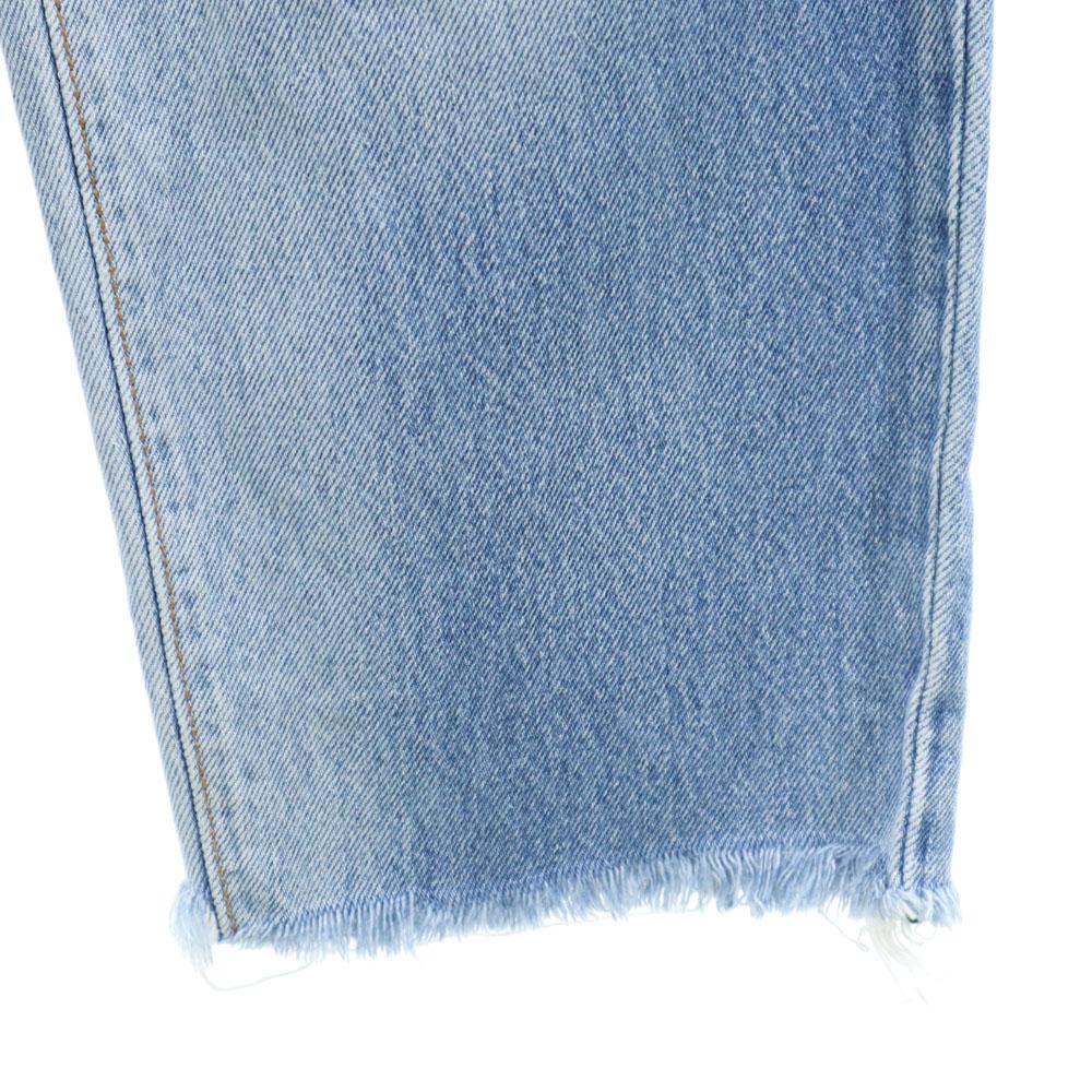 Levi's 90s 17501-0115 Made In USA Cut Off Tapered Denim Pants Button Fly Women Used