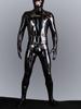 M-4Xl Laser Shiny Faux Pu Leather Bodysuit Wet Look Pvc Catsuit Mens Cosplay Zentai Outfit Tight Leotard Conjoined Jumpsuit Body