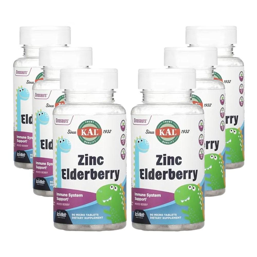 Carl Dynasource Zinc Elderberry Mixed Berry Micro Tablets 90 Tablets 6 pcs
