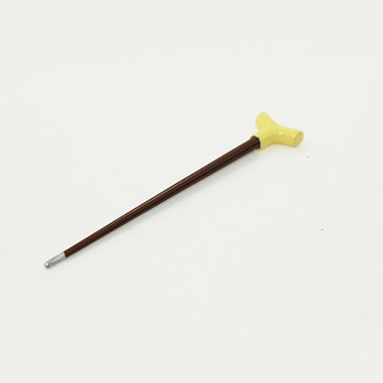 Giochi di finzione con bastone da passeggio con stampella per gentiluomo in miniatura per casa delle bambole in scala 1/12