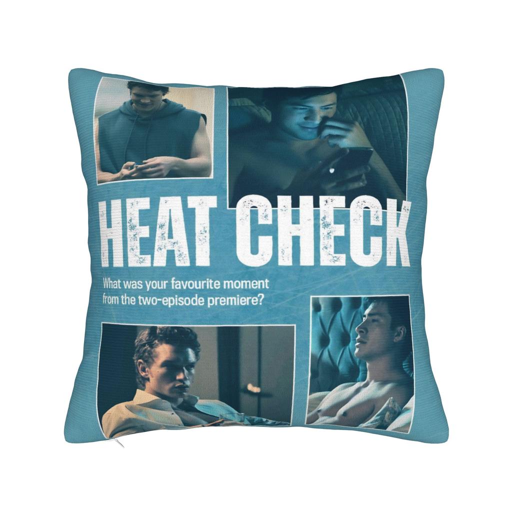 Shane Hollander & Ilya Rozanov Pillowcase Cushion Cover Decorative Heated Rivalry Throw Pillow Case Cover Home Zippered 40*40cm