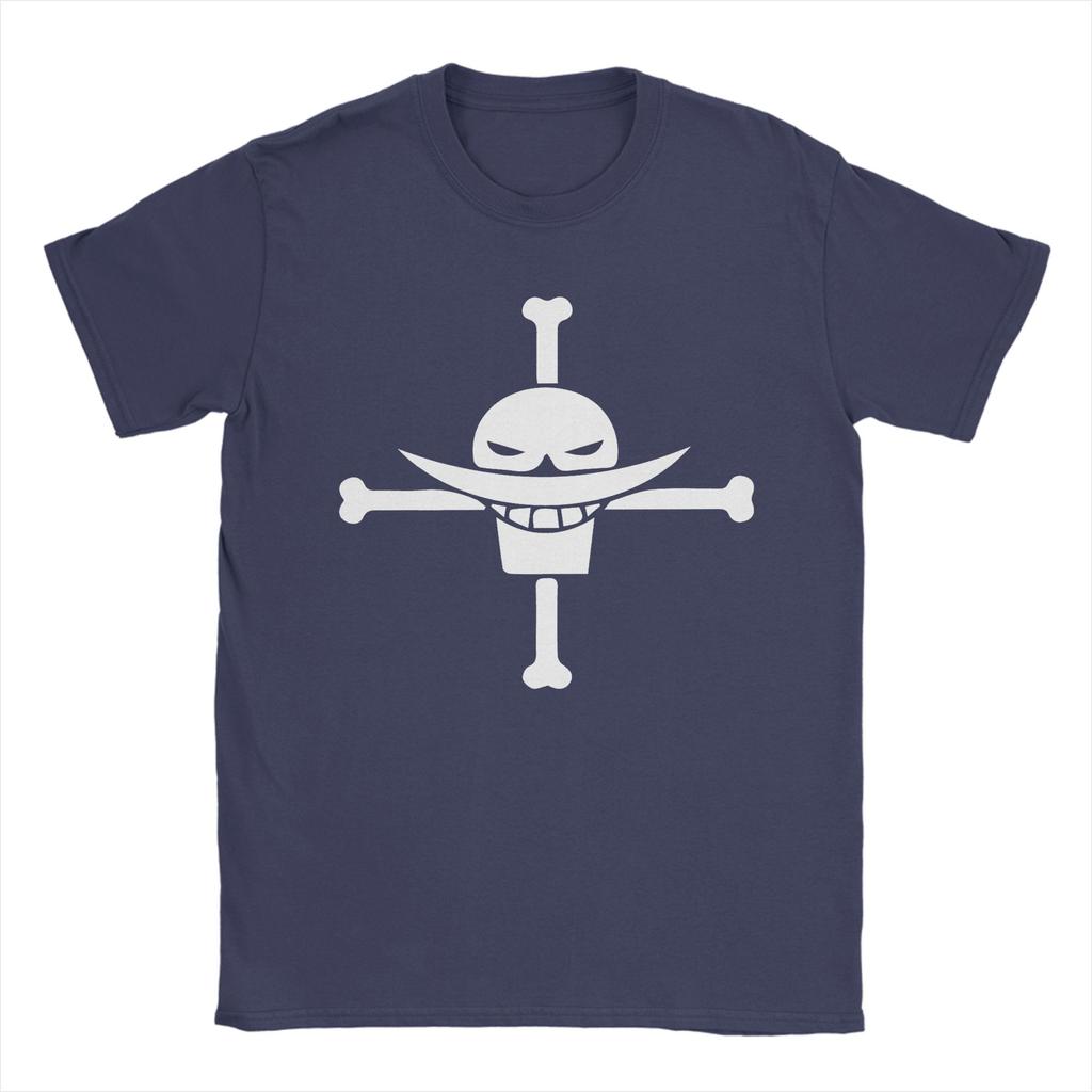 Novelty Whitebeard Pirate Flag TShirts Men Crewneck 100 Cotton T Shirt Ones Pieces Short Sleeve Tees Summer Clothing