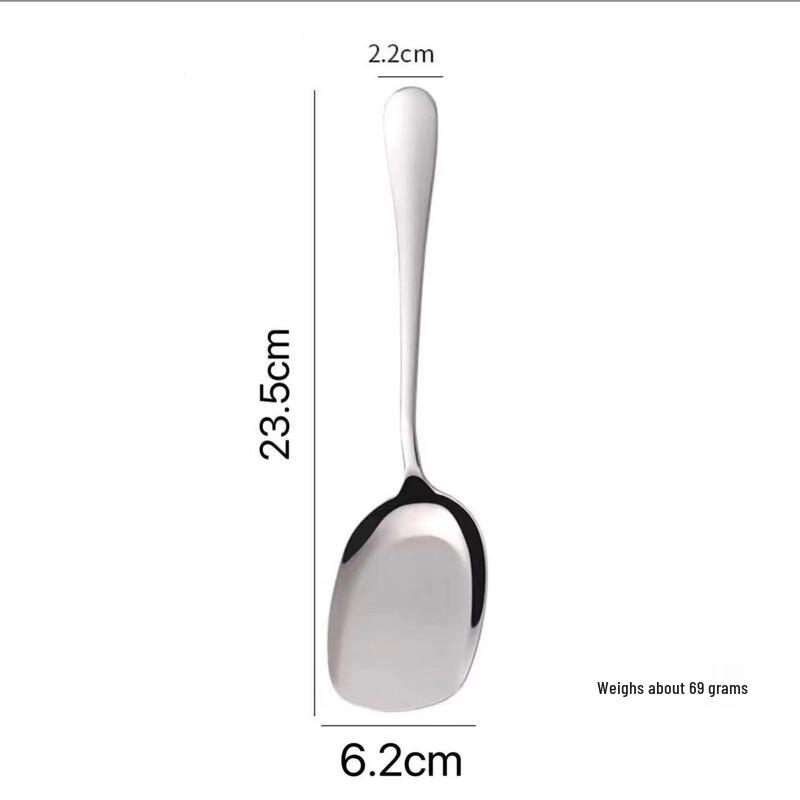 Wutuo 304 Stainless Steel Long Handle Dining Spoon Set