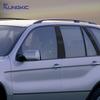 For BMW X5 E53 2000 2001 2002 2003 2004 2005 2006 Car Window Door Column B Pillar Glossy Black PC Sticker.