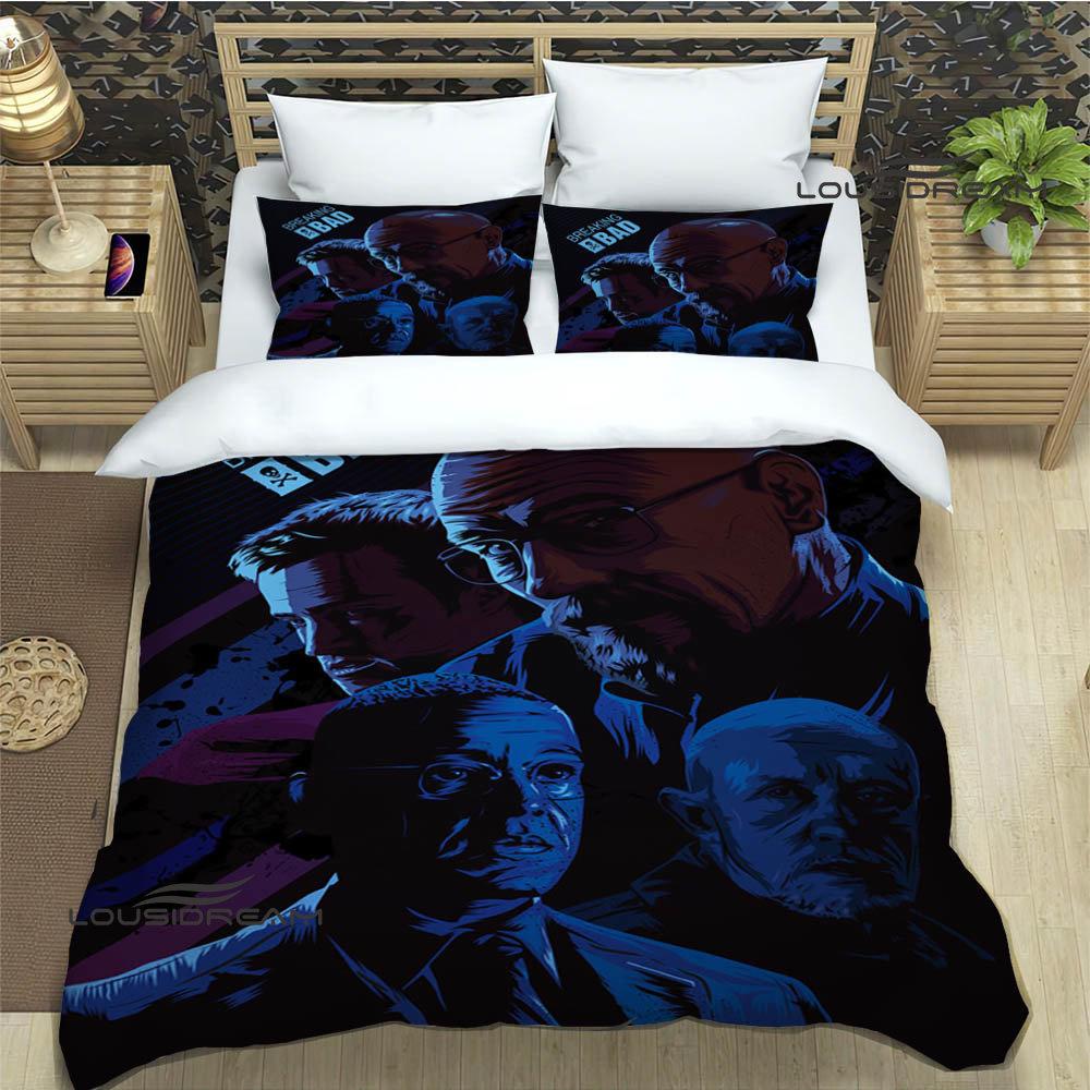 Movie BREAKING BAD Bedding Sets Exquisite Bed Supplies Set Duvet Cover Bed Comforter Set Bedding Set Luxury Birthday Gift