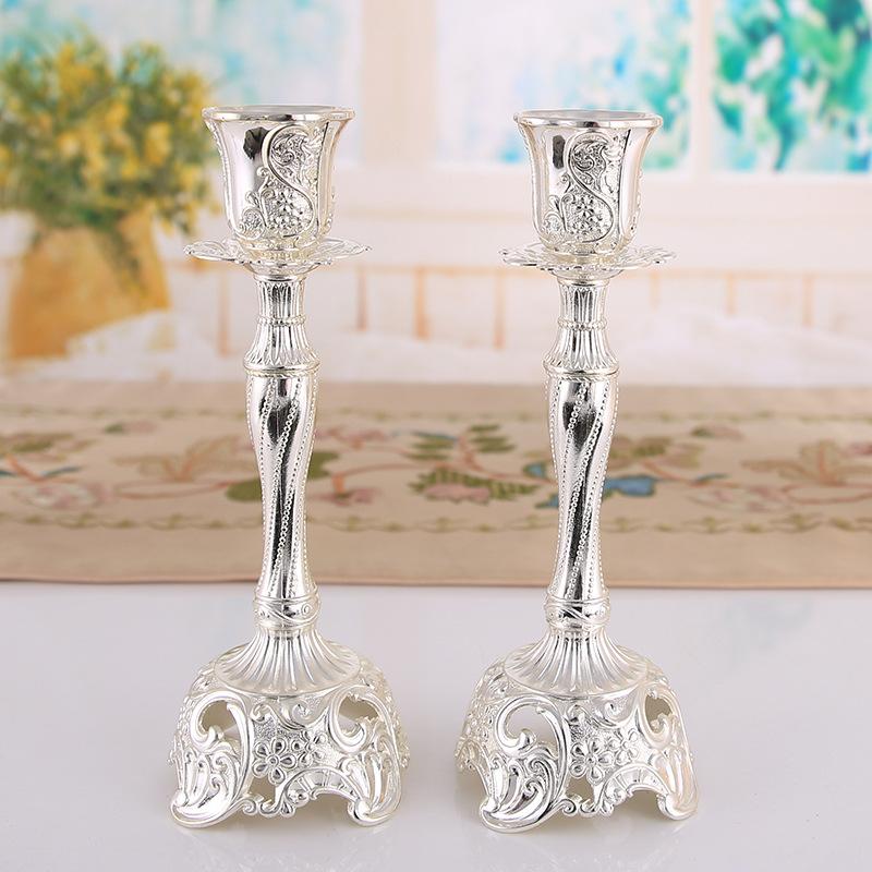 Edelsteinblume einseitiger Kerzen-Dinner-Kerzenhalter Ornament neu romantisch luxuriöser Hochzeitskerzenhalter