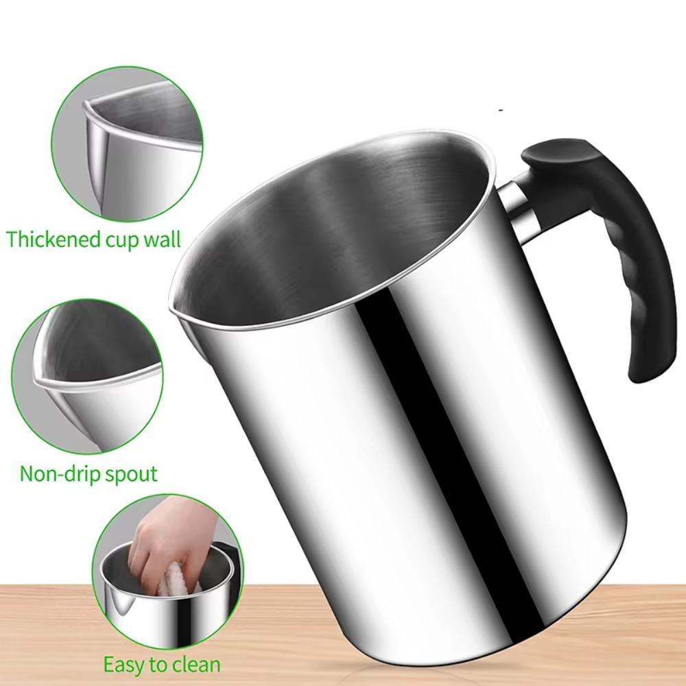 Heat-Resistant Handle Double Boiler Wax Melting Pot Candle Making Pitcher  Candle Making