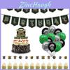 Star Baby Yoda Wars Kids Birthday Party Decor Supply Banner Balloon Topper Cake