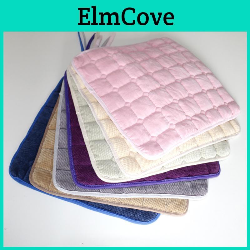 Cozy And Stylish Plush Dining Chair Cushion With Ties For Modern Home Decor