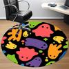 1pc Ghost Party Office Round Area Rug, Under Office Chairs Bedroom Living Room Home Decor, Room Deco