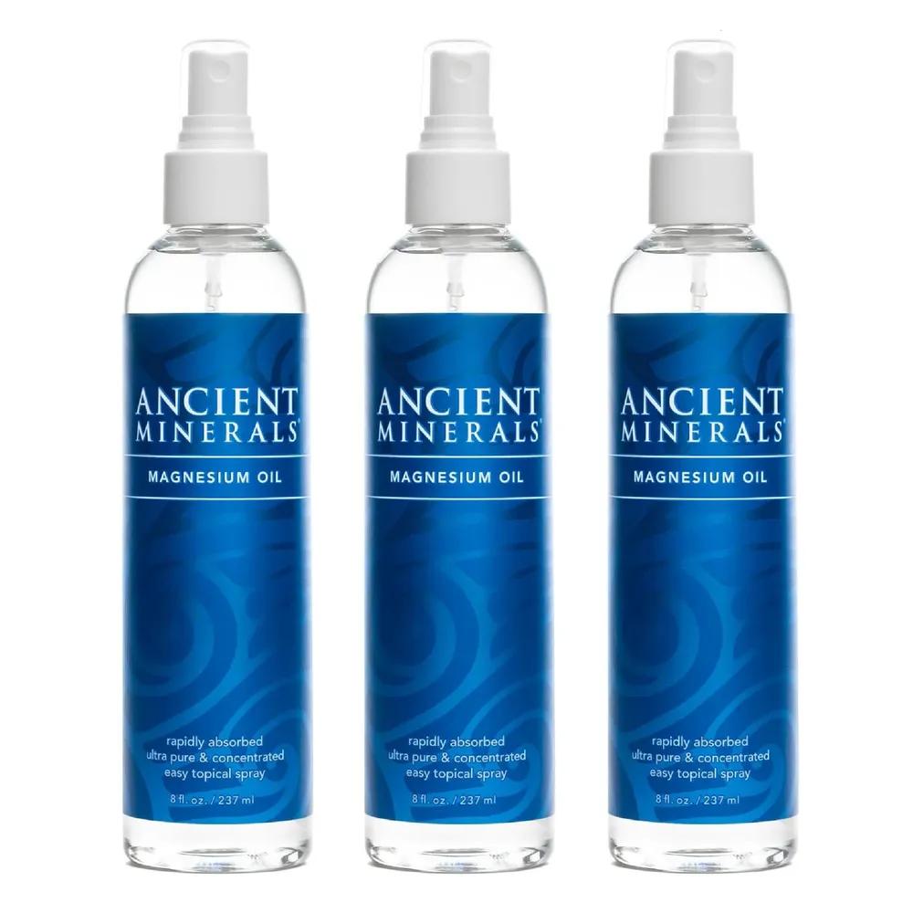 Ancient Minerals Zeckstein Muscle Magnesium Oil Spray 237ml x 3