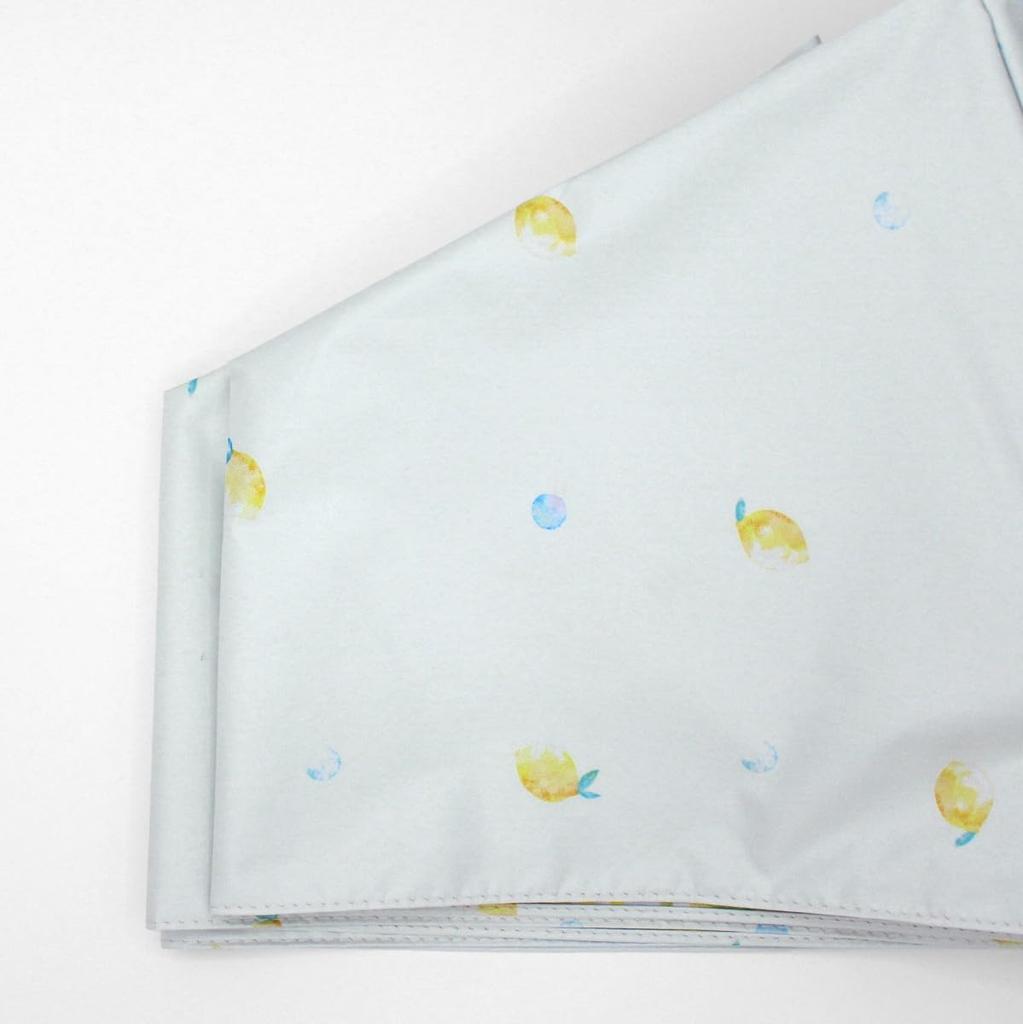 Nifty Colors Folding Lemon Squash 2548OF Umbrella, Light-Blocking, 2-Side Mini,