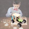 Science Educational Diy Wind-powered Car Wooden Model Kit For Elementary School Hands-on Learning