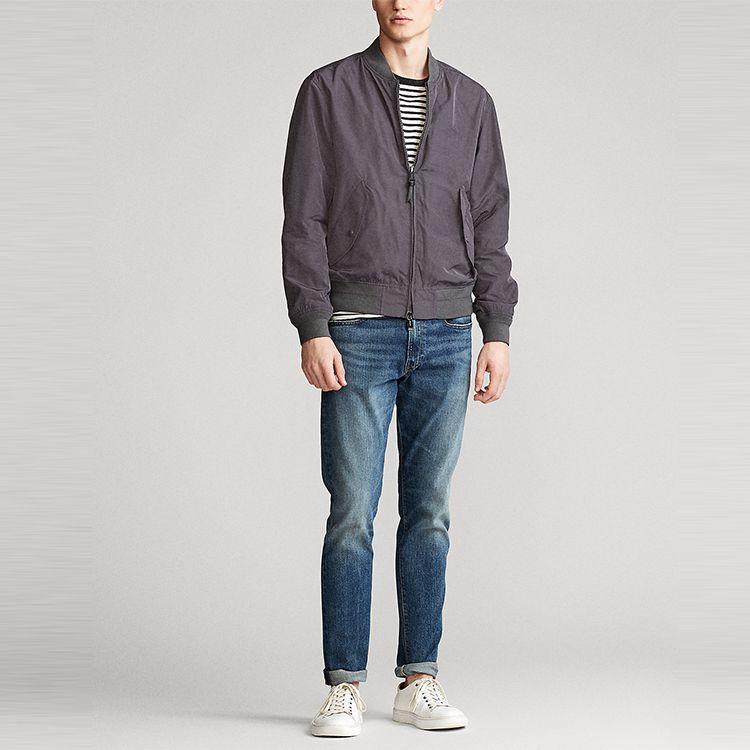 Polo Ralph Lauren Solid Color Pony Logo Zip-Up Long Sleeve Jacket Men Jackets Gray MNPOOTW16020163-020