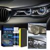 Car Headlight Restoration Polishing Kits Headlamp Scratch Remover Repair Cleaning Paste  Remove Oxidation Polish Liquid+sponge