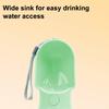 Travel 2-in-1 Pet Feeder Portable Dog Water Bottle Leak-Proof Water Dispenser