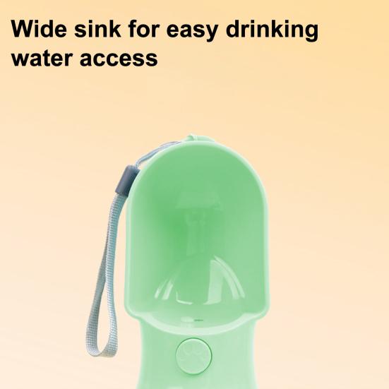 Travel 2-in-1 Pet Feeder Portable Dog Water Bottle Leak-Proof Water Dispenser
