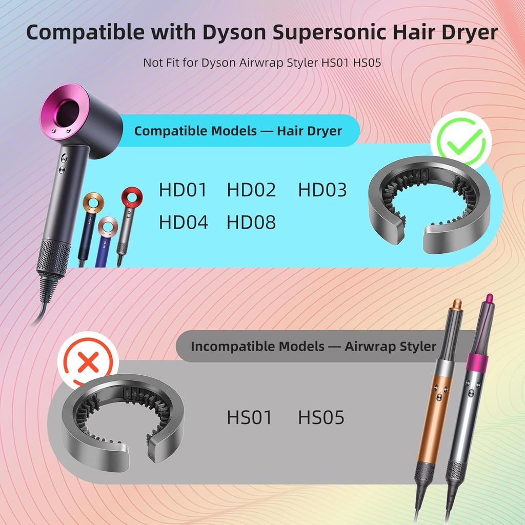 Filterreinigungsbürste für Dyson Supersonic Haartrockner HD01 HD02 HD03 HD04 HD08, Haartrockner-Aufsätze