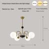 French Minimalist Chandelier: Mid-Century Sputnik Light for Living Room, Bedroom, Dining Area - Romantic Cream Style Lighting