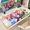 HD Printing Quintessentials Quintuplets Mouse Pad Computer Gamer Locking Edge Non-slip Mouse Pad Anime Girl Keyboard PC Desk Pad