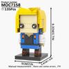 MOOXI Dragon Anime Brickheadzed Figure Scene Adult Building Blocks Set MOC Brick Model Kit DIY Diorama Toy For Kid Boy Girl Gift