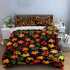 Autumn Leaves Pattern Home Set Multiple Sizes Kid'S And Adults' Bedroom Exquisite 3Pc Bedding Set, Gift