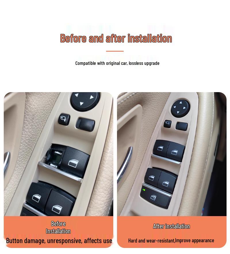 BMW 3, 5, 7 Series F30 F02 F18 Electric Window Lifter Switch Control Button