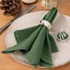 100% Cotton Linen Folded Flower Napkin for Kitchen, Hotel, and Western Restaurant Décor