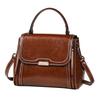 Genuine Leather Crossbody Bag Women's Premium Touch with Vintage Style Small Square Bag Cowhide Shoulder Bag