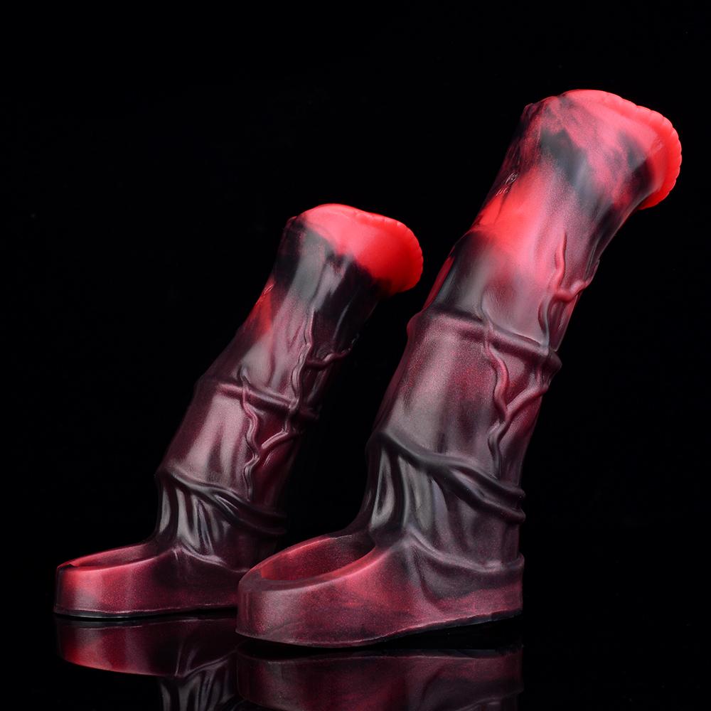 N-BDV5262 Monster Realistic Sheath Penis Condom Male Penis Sleeve Vibrator Extender Cock Enlargement Extension