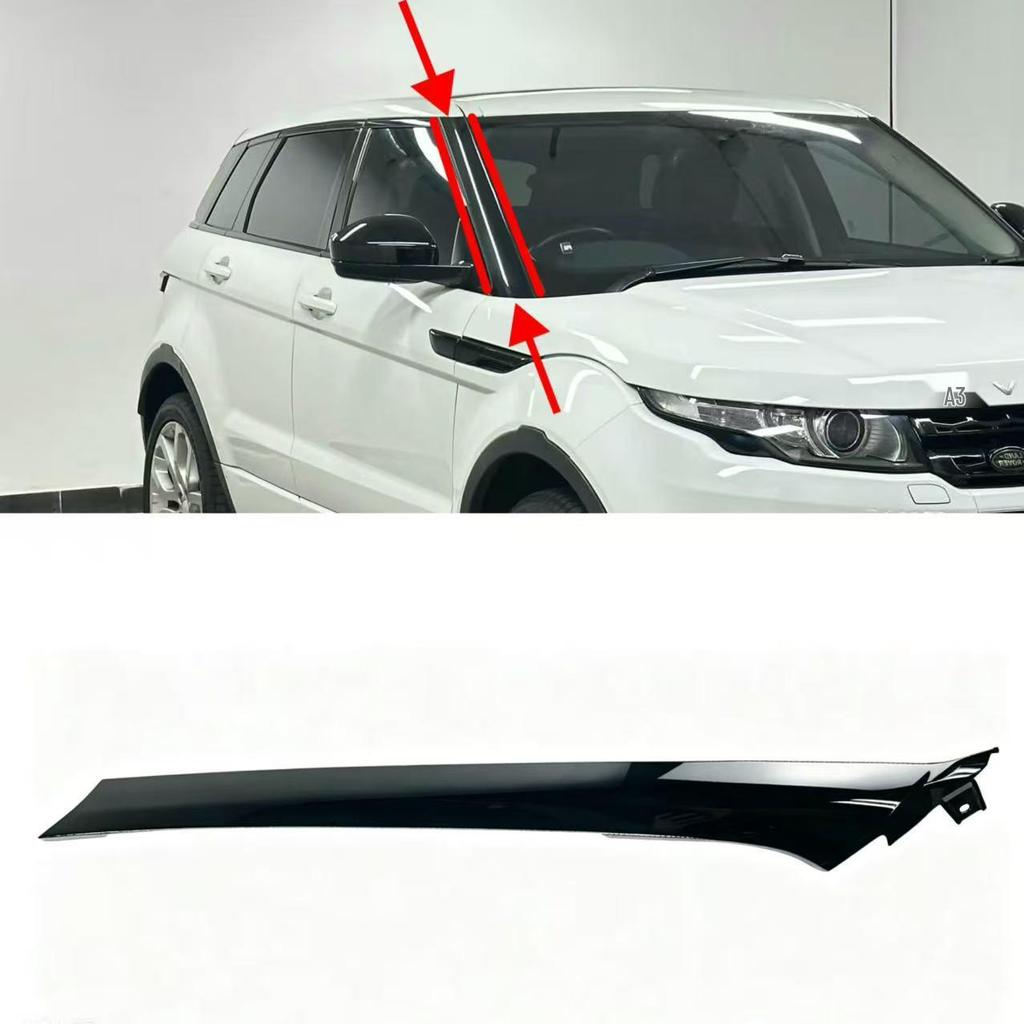 Compatible with Land Rover 10-18 Evoque A, B, C Pillars, Front/rear Exterior Door Trim Panels, and Front Windshield Left/right Trim Strips.