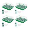 24/48 Holes Seedling Tray Kit with Adjustable Ventilation Lid Seed Starter Germination Box for Balcony Indoor Planting Transpla