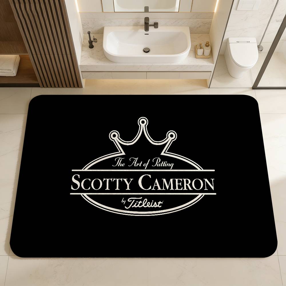 Alfombrillas de Suelo Retro Múltiples Opciones para Habitación de Golf S-SCOTTY C-CAMERON Alfombra para Sala de Estar Cocina Antideslizante Alfombra de Bienvenida