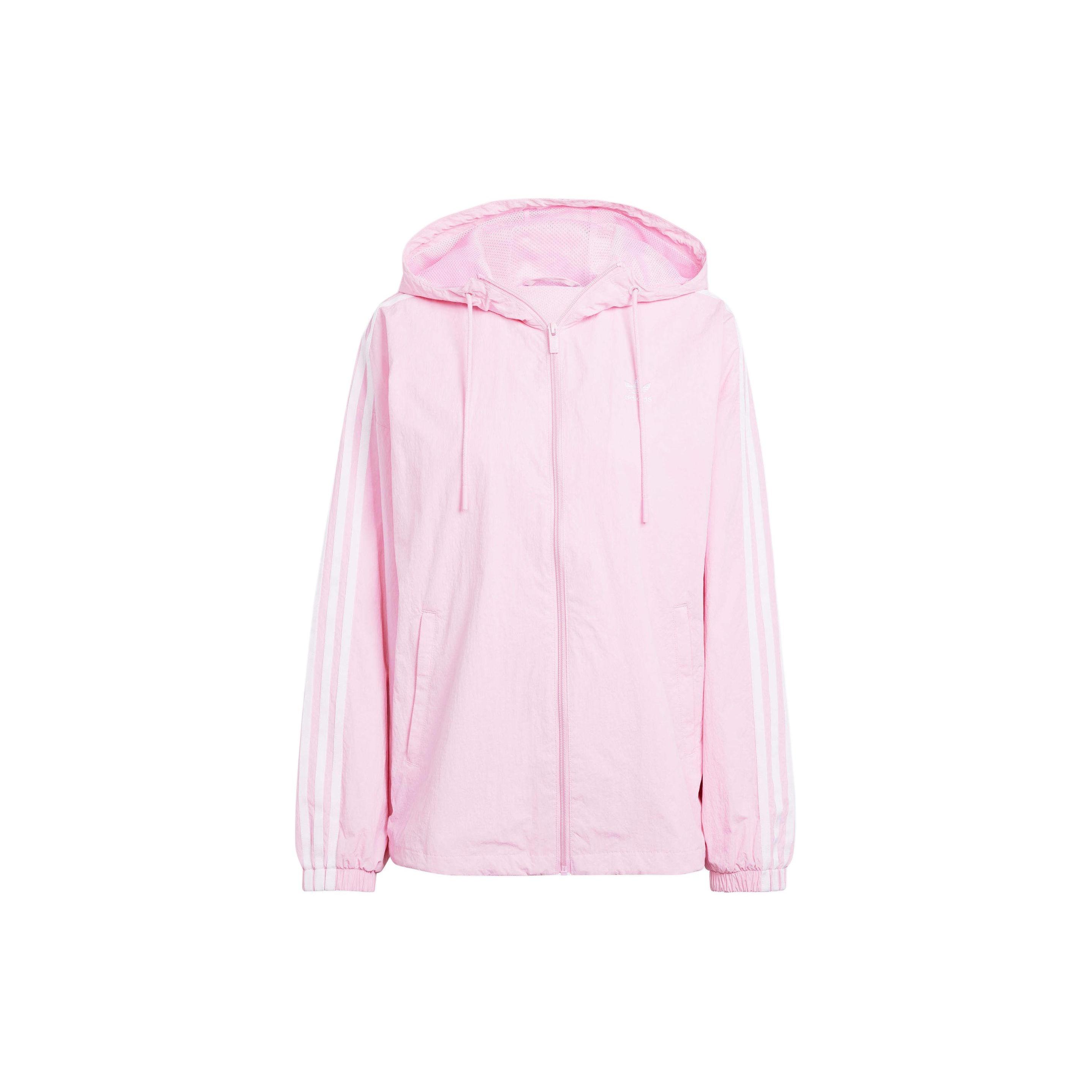 (WMNS) adidas 3-Stripes Windbreaker Jacket Asia Sizing True Pink Women s IR8098 XS