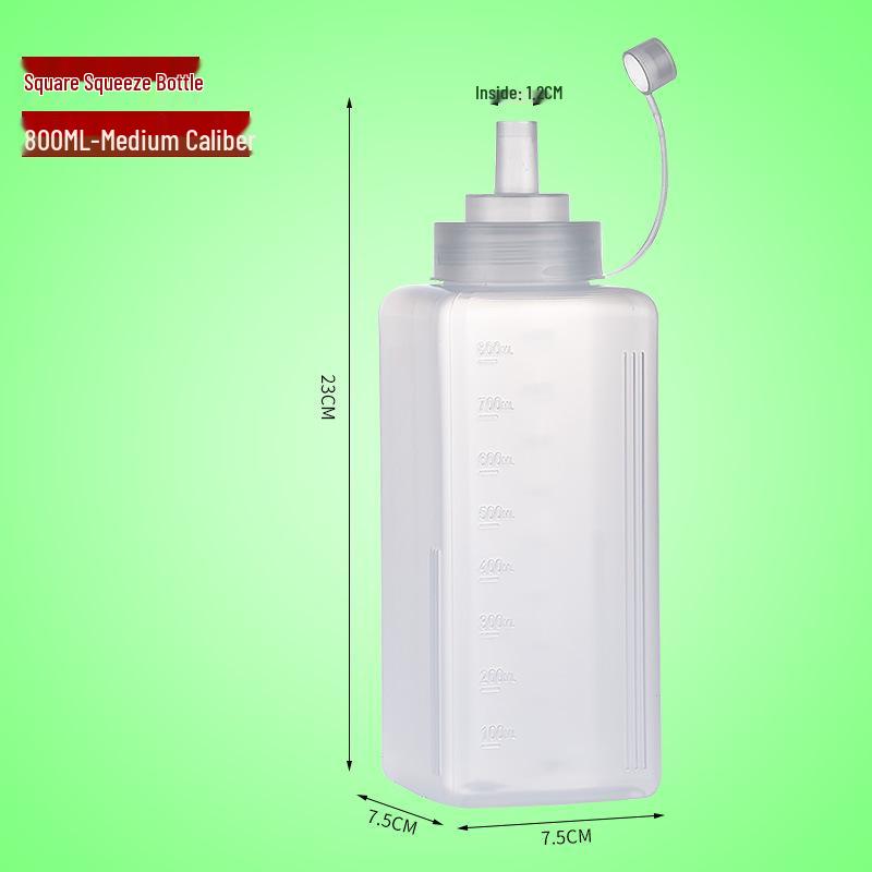Commercial Tomato Salad Dressing Plastic Squeeze Bottle - Food Grade, Wide Mouth, Ideal for Jam and Milk Tea