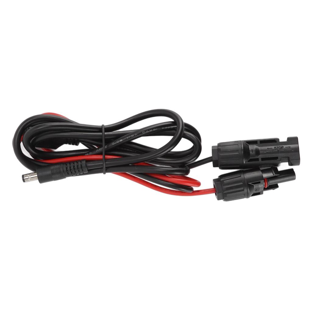 16AWG Solar Connector to DC 5.5mm Male Adapter Cable Copper Solar Panel Extension Cable