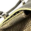 Fendi Selleria Stitch Tote Bag Flap Hand Bag Leather Metallic Gold Based