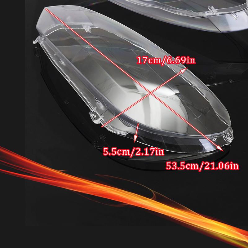 2ks stínidlo do auta, čirý přední světlomet, kryt světlometů, plastový kryt pro VW, Volkswagen Golf 6 MK6 GTI R 2010-2014