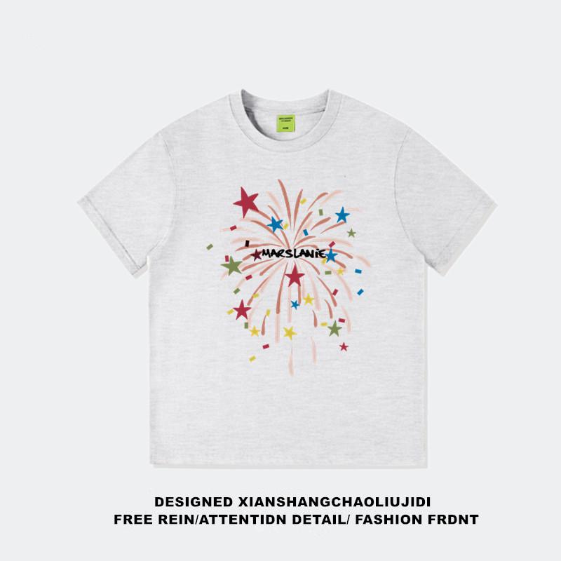 2025 Plus Size Women's American Style Loose Short Sleeve T-Shirt: New Summer Design