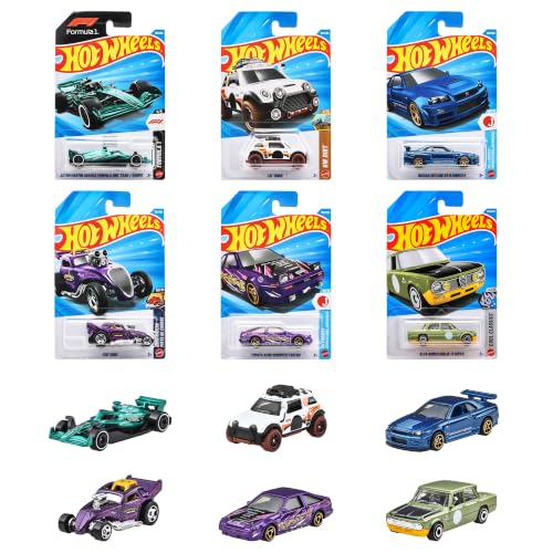 Hot Wheels Basic Car L Assortment Mini Car 1:64 Scale 36 Units BOX Sale 3 Years Old and Up C4982-98RL
