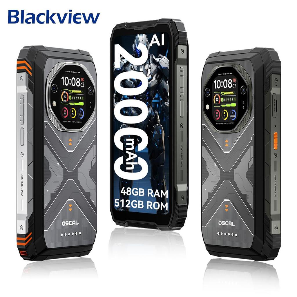 Oscal TANK 1 5G 6.78inch Dimensity 7050 Rugged Phone Android 15 12GB or 16GB RAM 256GB or 512GB ROM 20000mAh Battery